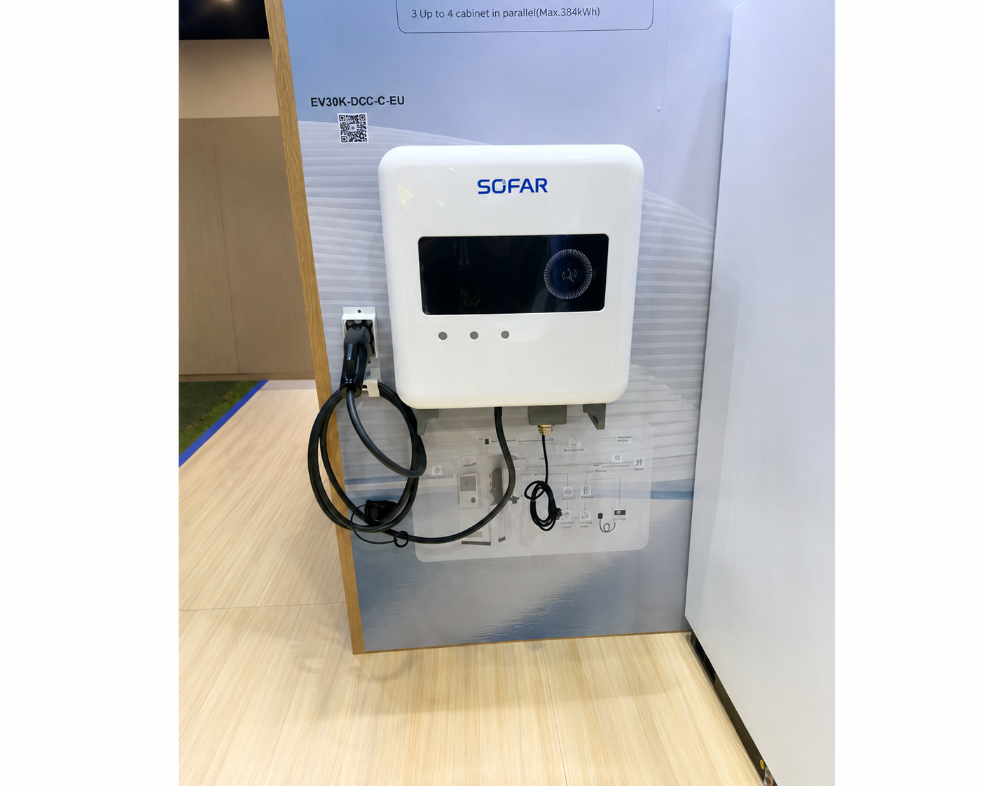 A Grey Solar Inverter Mounted on a Brick Wall — Macleay Energy Solutions In Kempsey, NSW