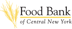 The logo for the food bank of central new york