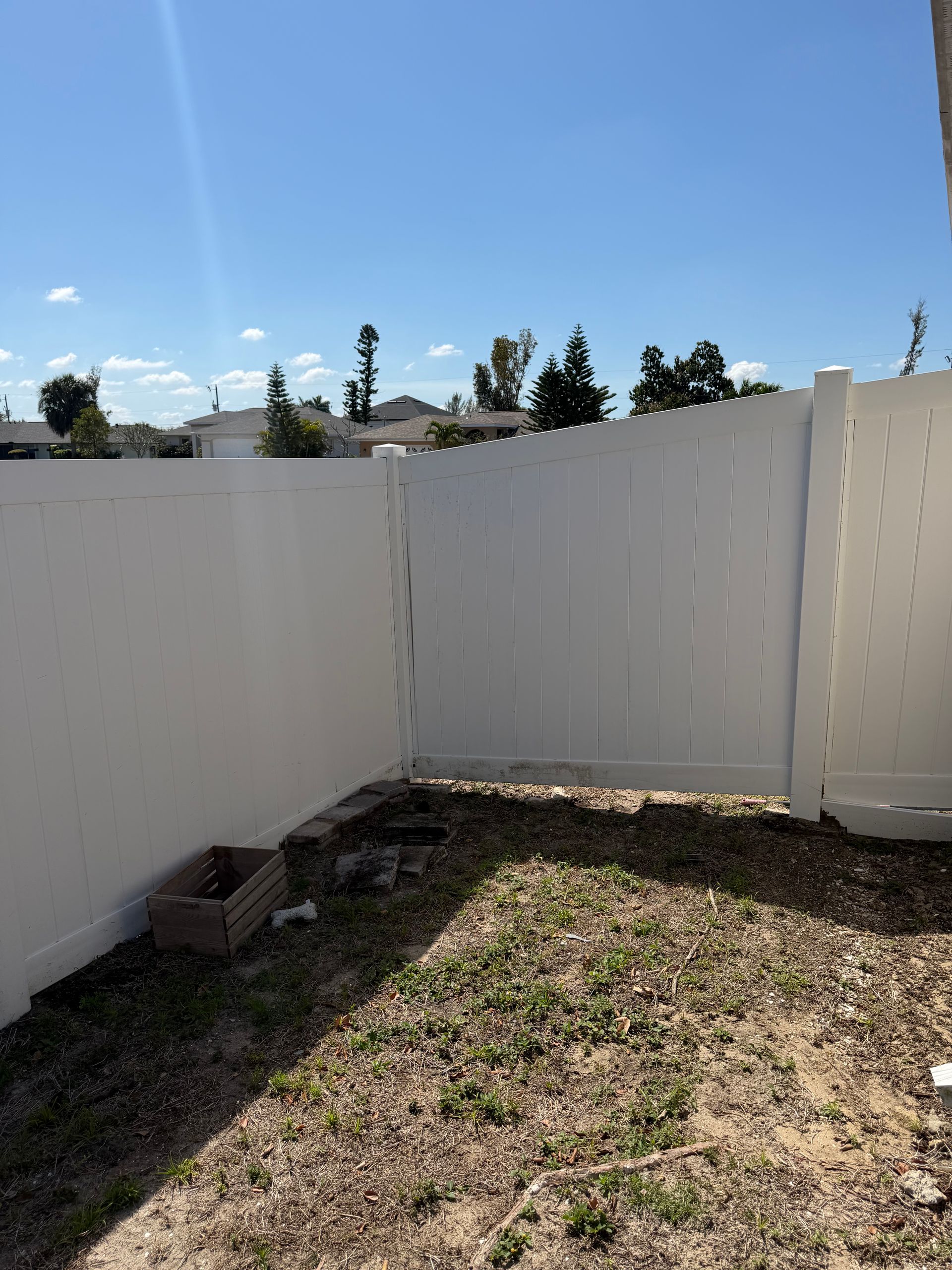 White Fence After
