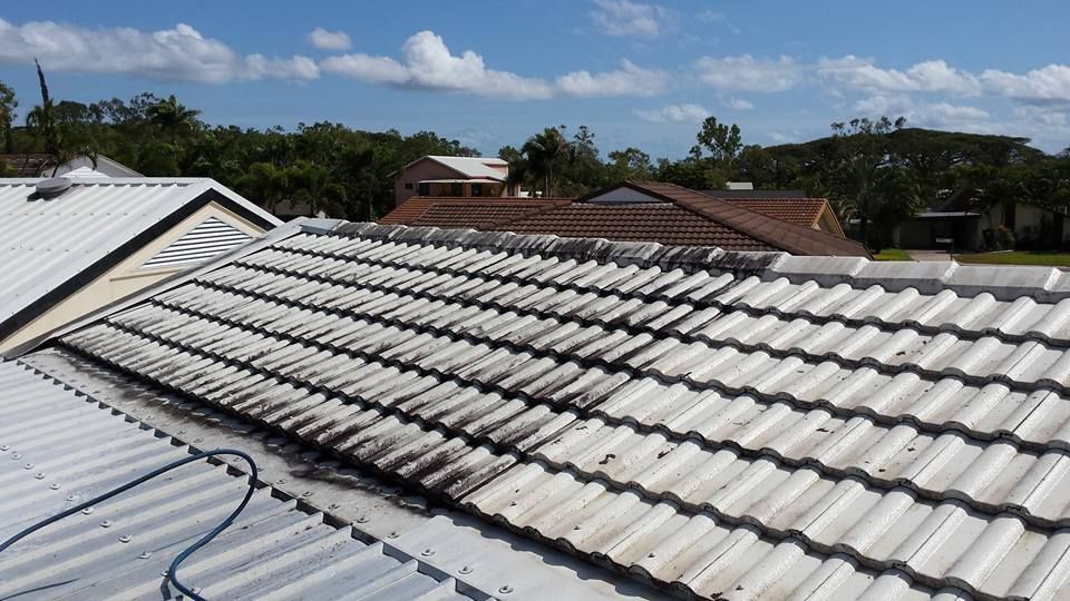 Painting Roof —— Aaron Lee Painting Pty Ltd In Jensen, QLD