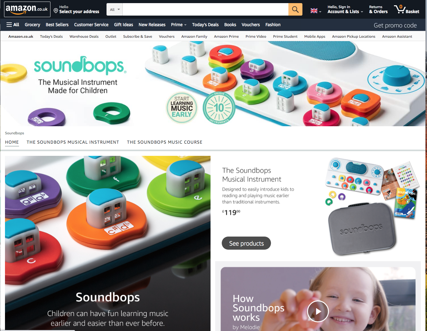Soundbops Ecommerce