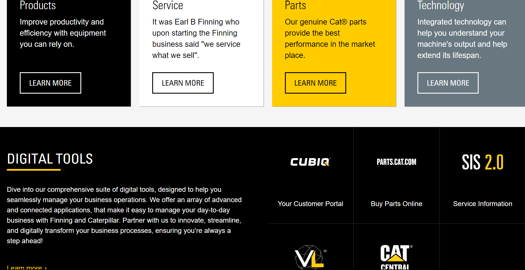Finning Web Design