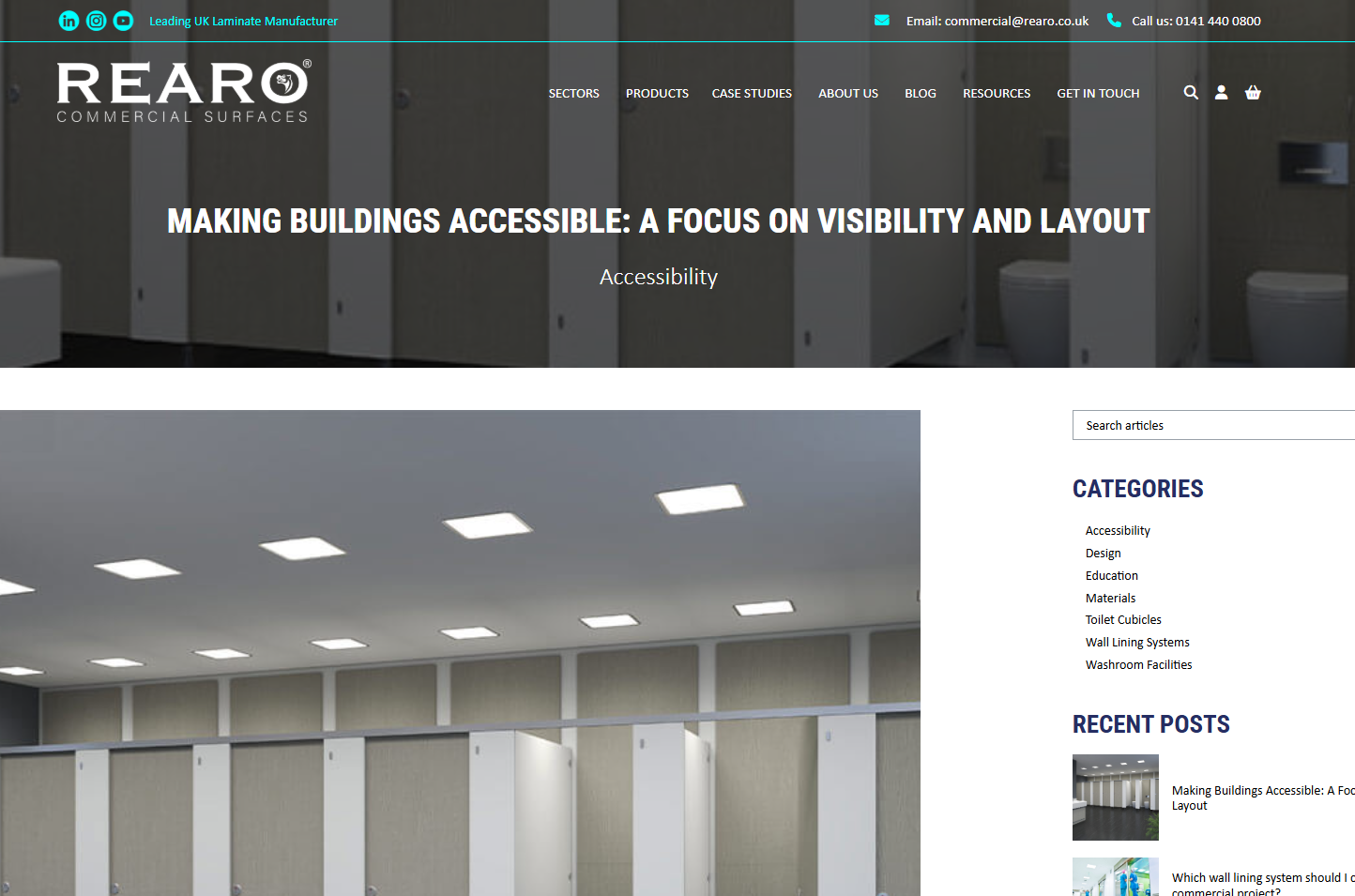 Rearo Commercial Website 2025