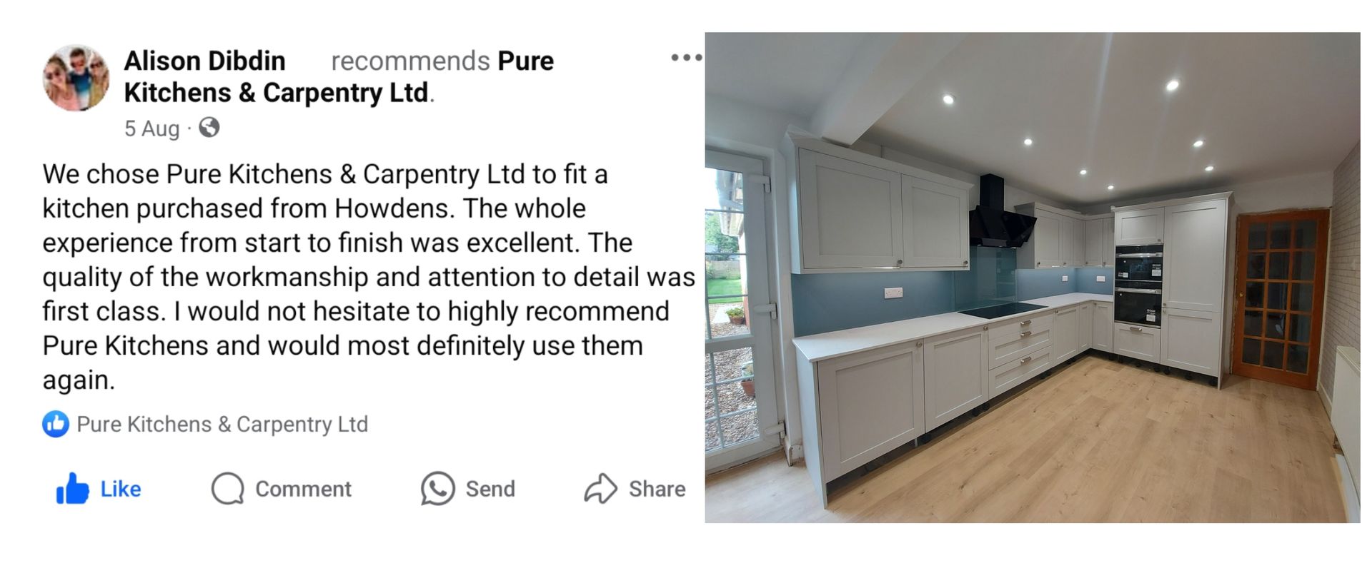 Review for Pure Kitchens & Carpentry