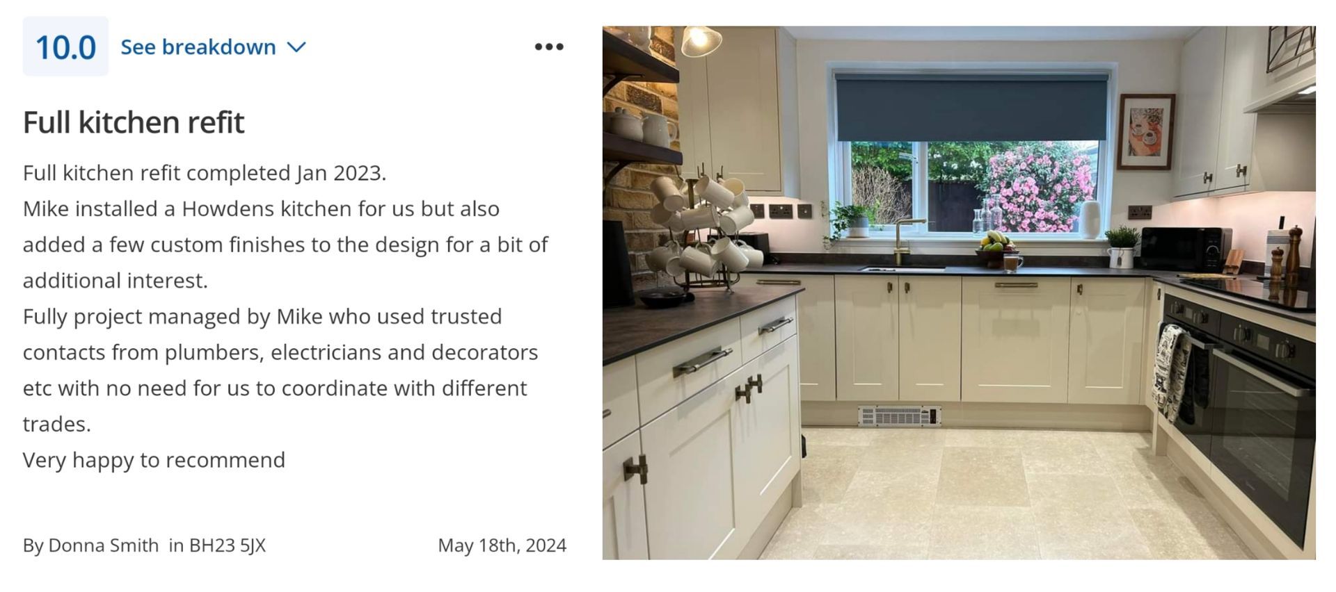 review for pure kitchens and carpentry