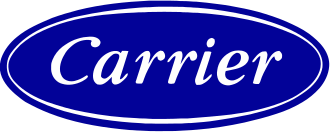 The Carrier company logo, featuring the word 