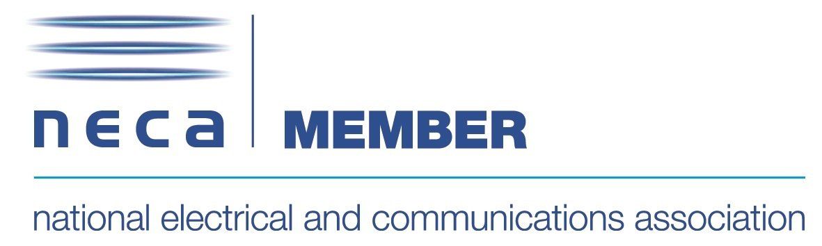 A logo for neca member national electrical and communications association