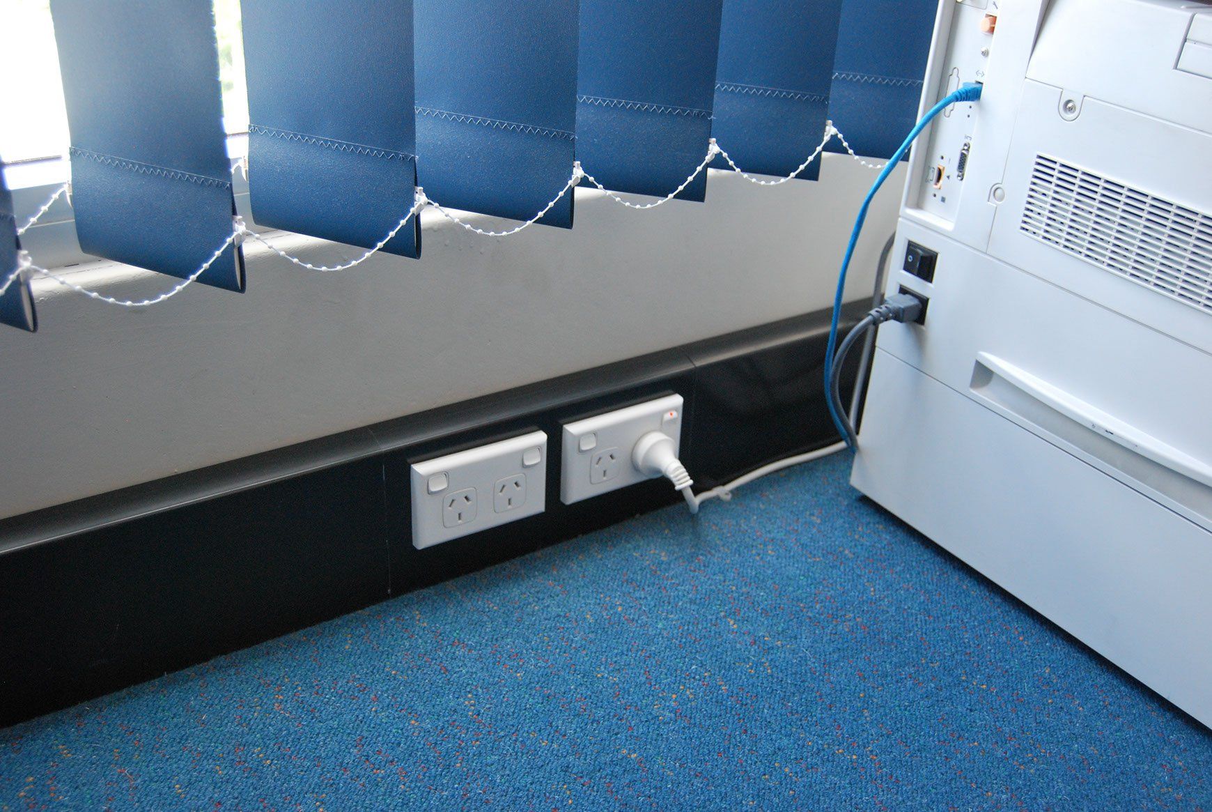 White Skirting Duct — Penrith, NSW — MKD Electrical