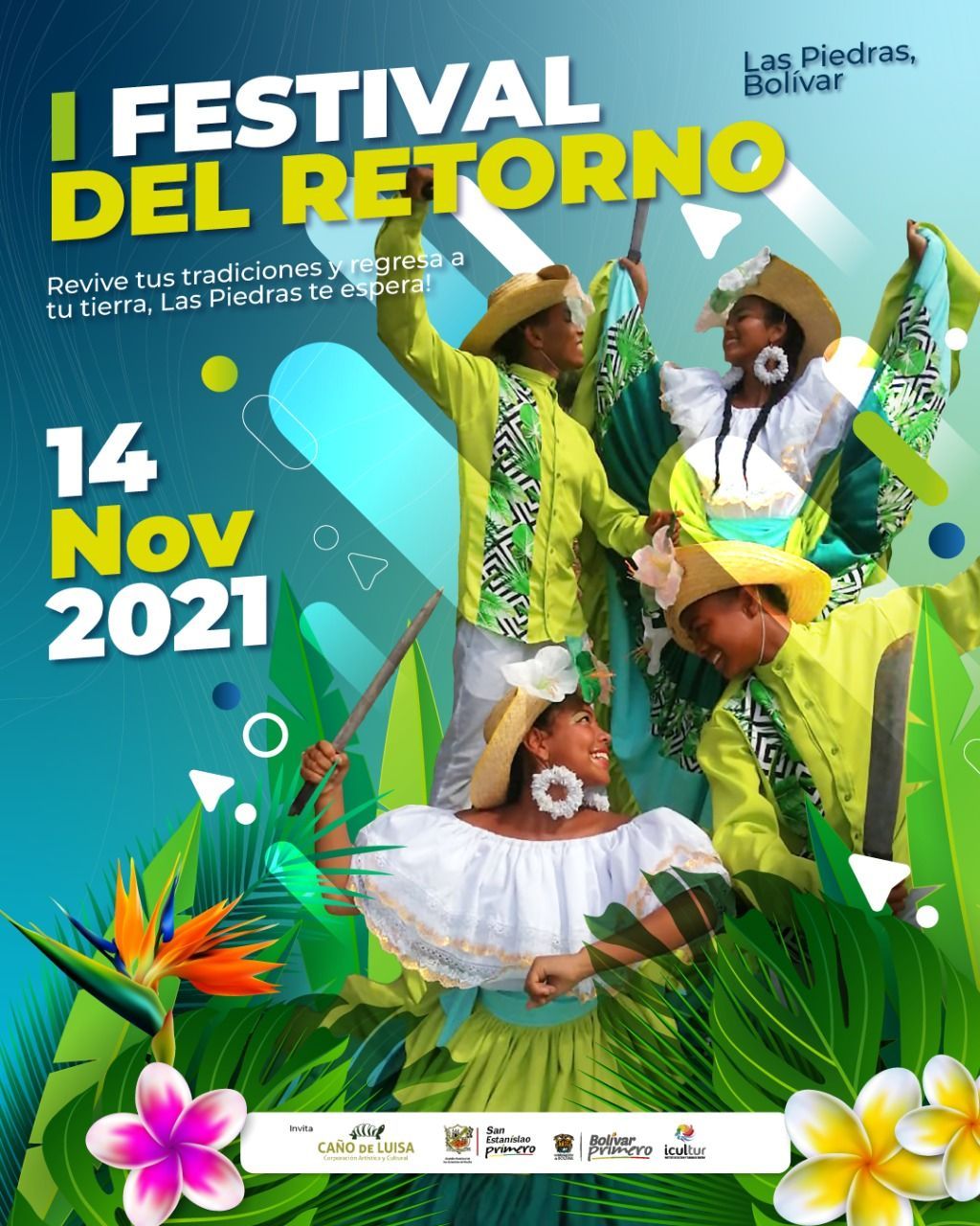 Un cartel para el Festival del Retorno en noviembre de 2021