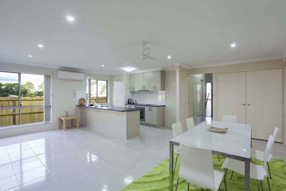 House kitchen with lots of lights installed — Proserpine Electrical Services in Whitsundays, QLD