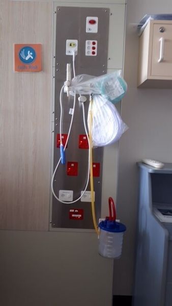 Hospital Room With a Sign — Proserpine Electrical Services in Proserpine, QLD