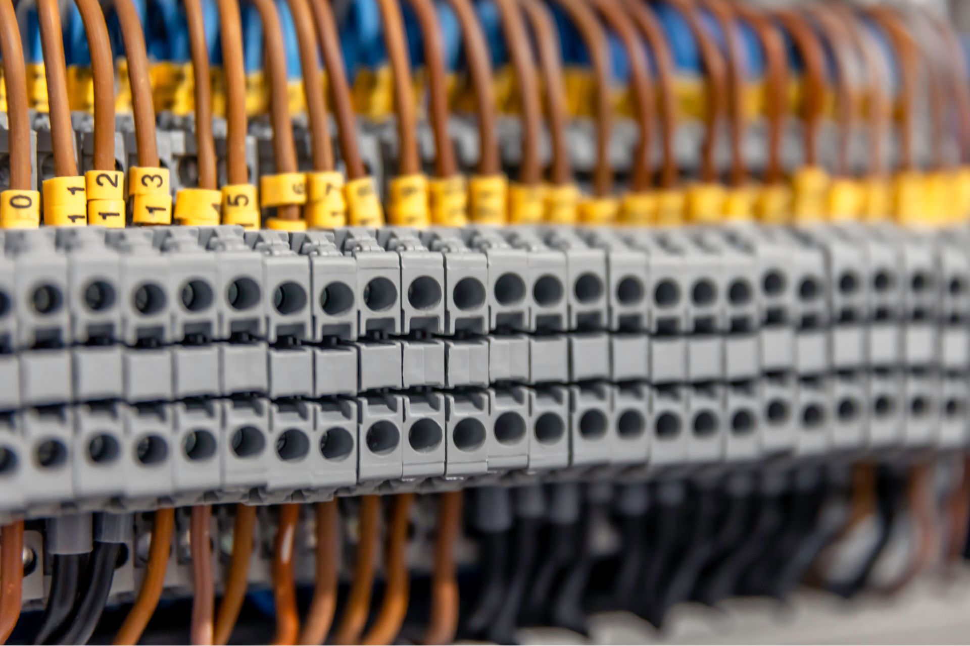 Switchboard with Cables — Proserpine Electrical Services in Proserpine, QLD
