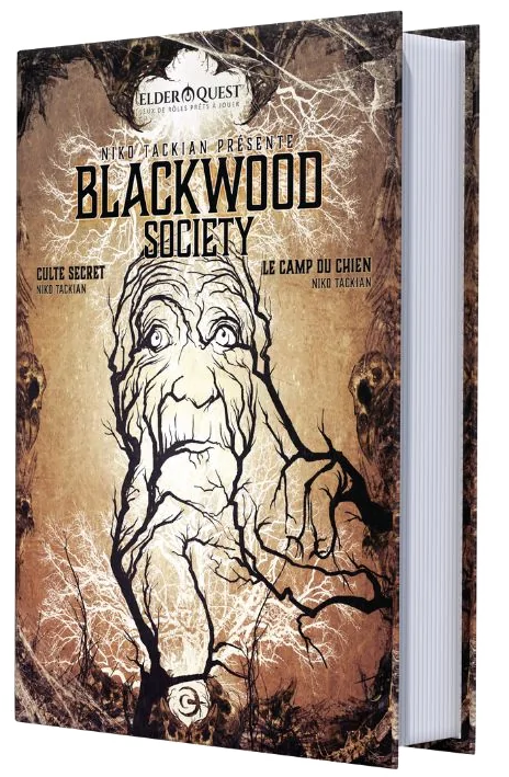 Illustration de l'Elder Quest « Blackwood Society : Culte Secret & Le Camp du Chien »