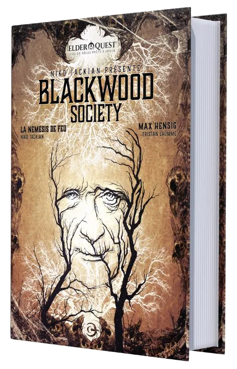 Illustration de l'Elder Quest « Blackwood Society : La Némésis de Feu & Max Hensig »
