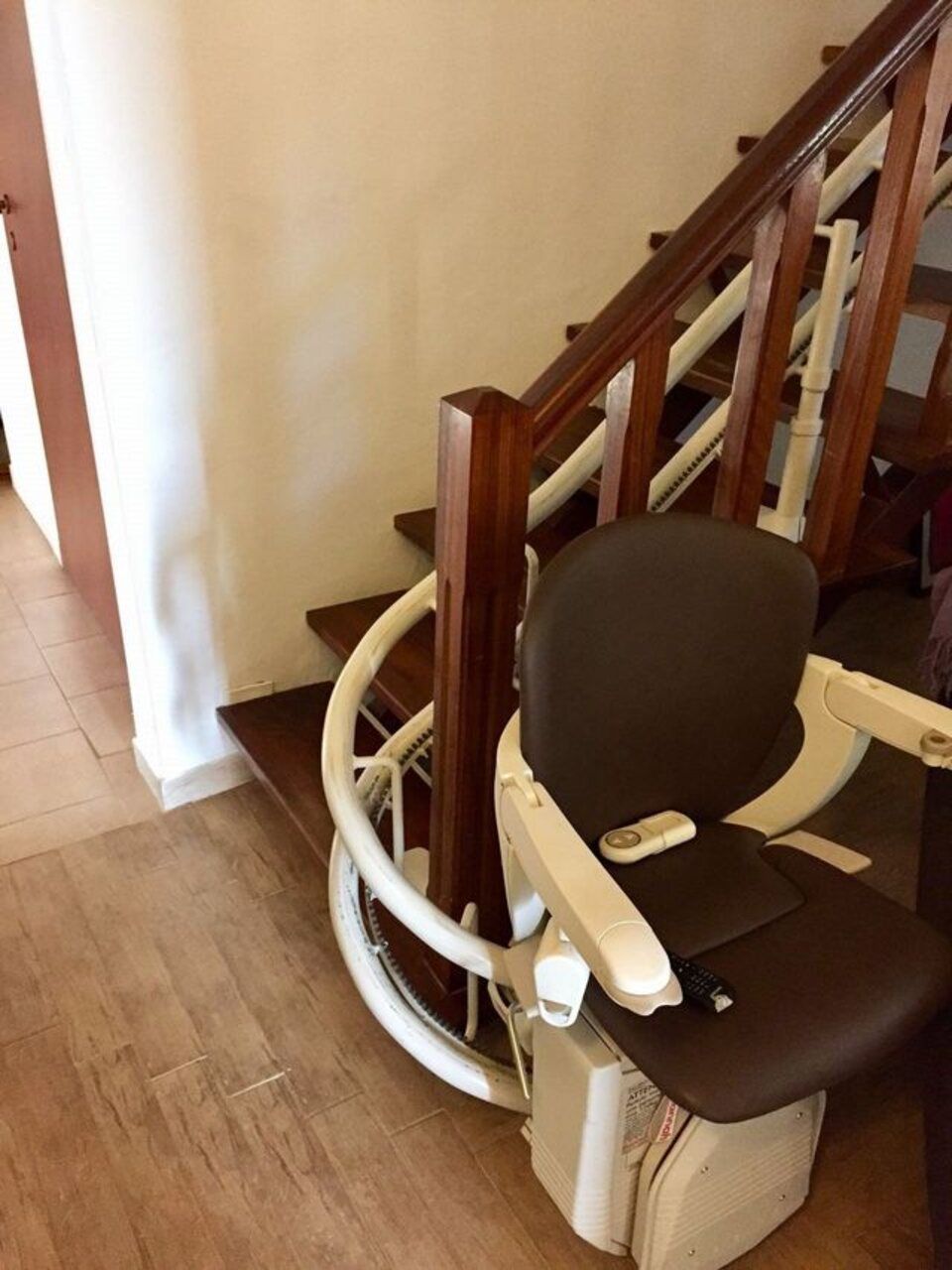 montascale dell'alloggio per anziani a Ferrara - Casa Famiglia Villa Pace 