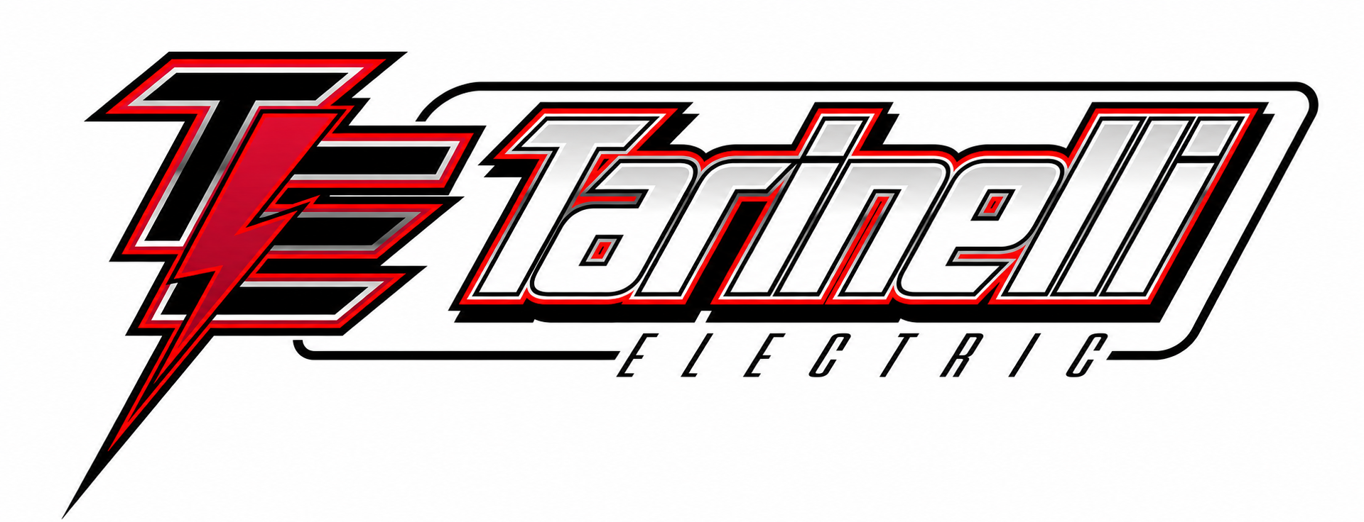 Tarnell Electric logo with red and black lightning bolt lettering on a white background