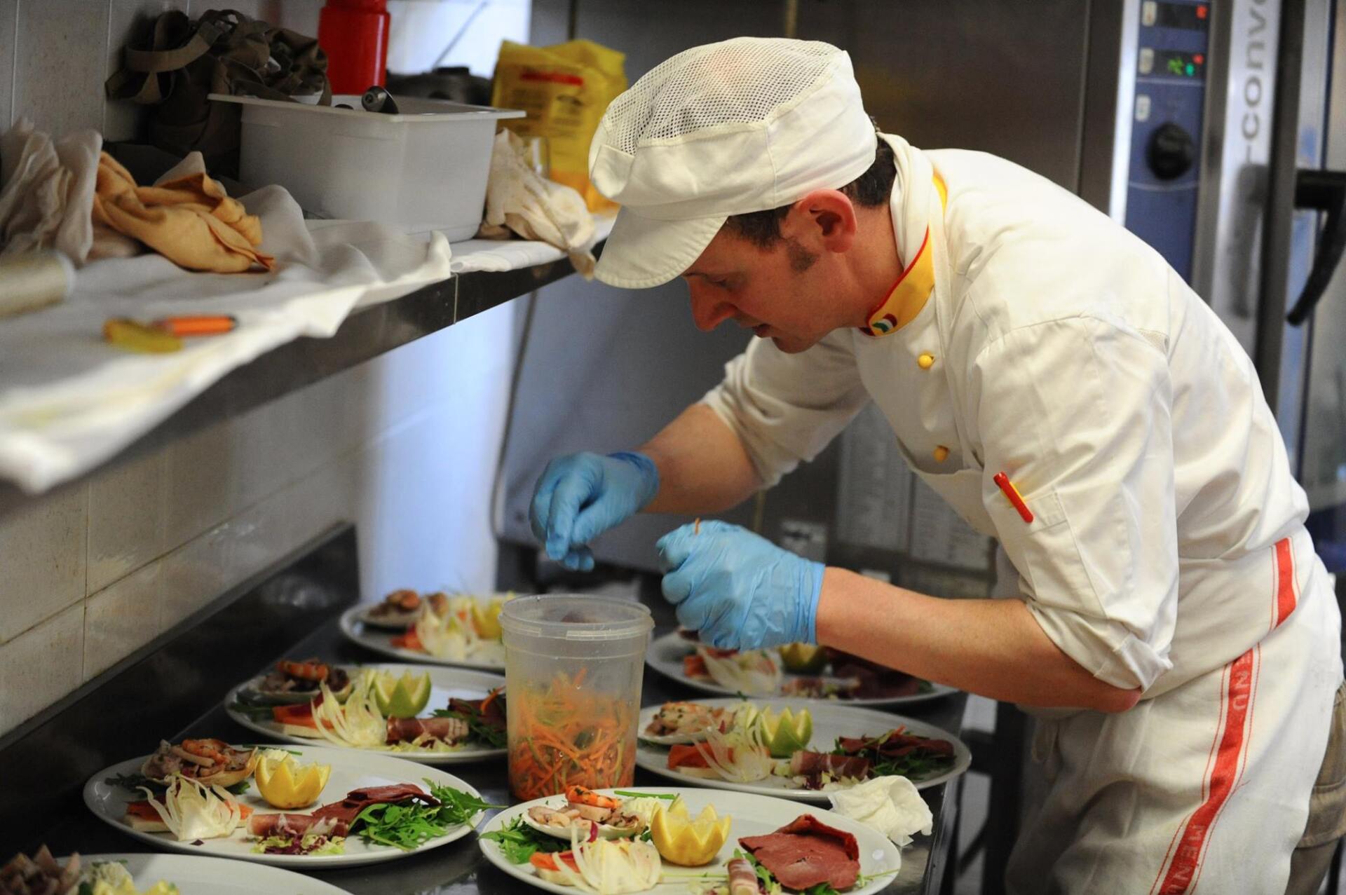 preparazione piatti