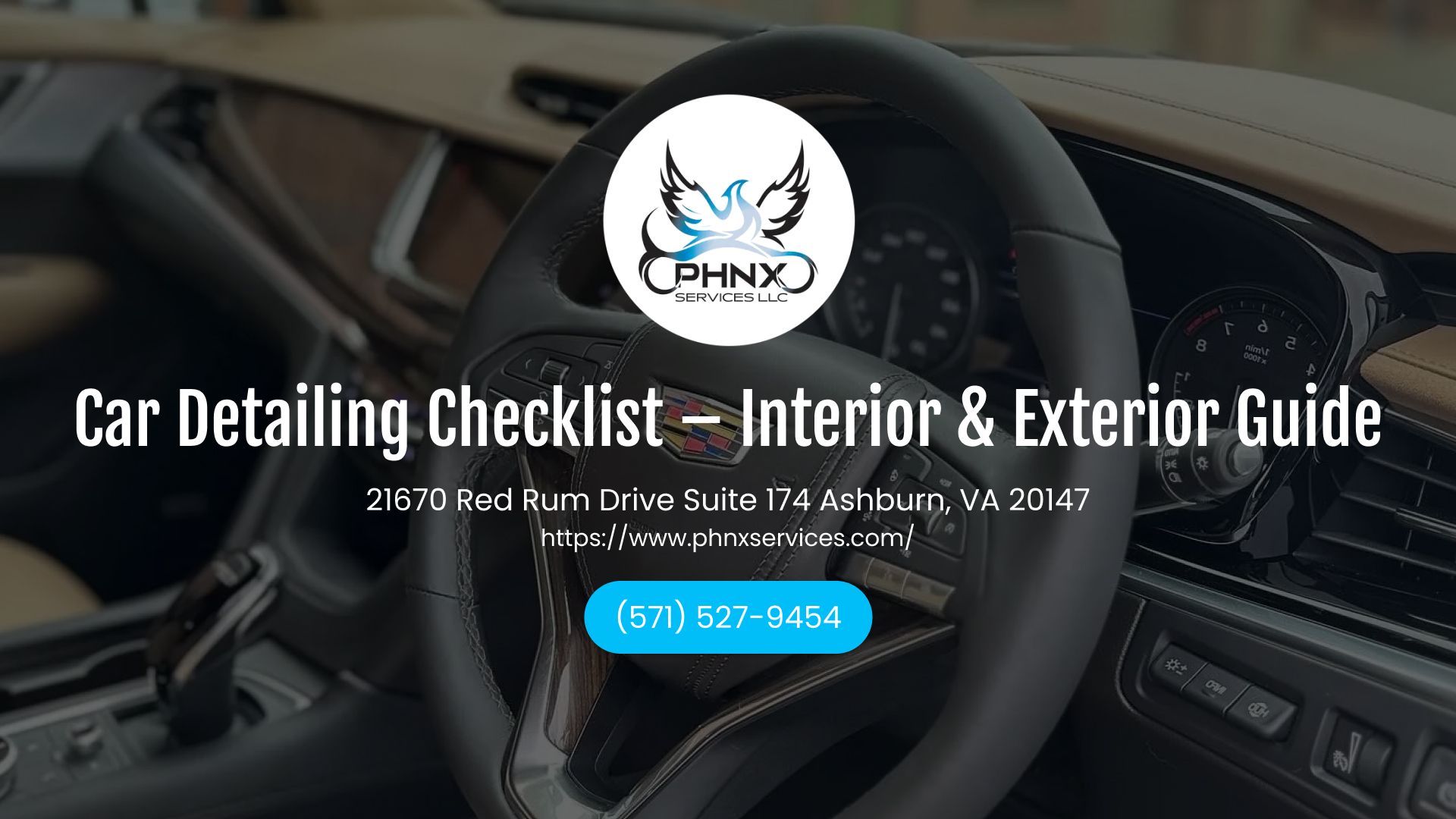 Car detailing checklist