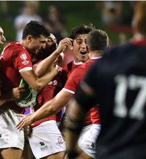 Portugal Rugby celebrates monumental achievement.