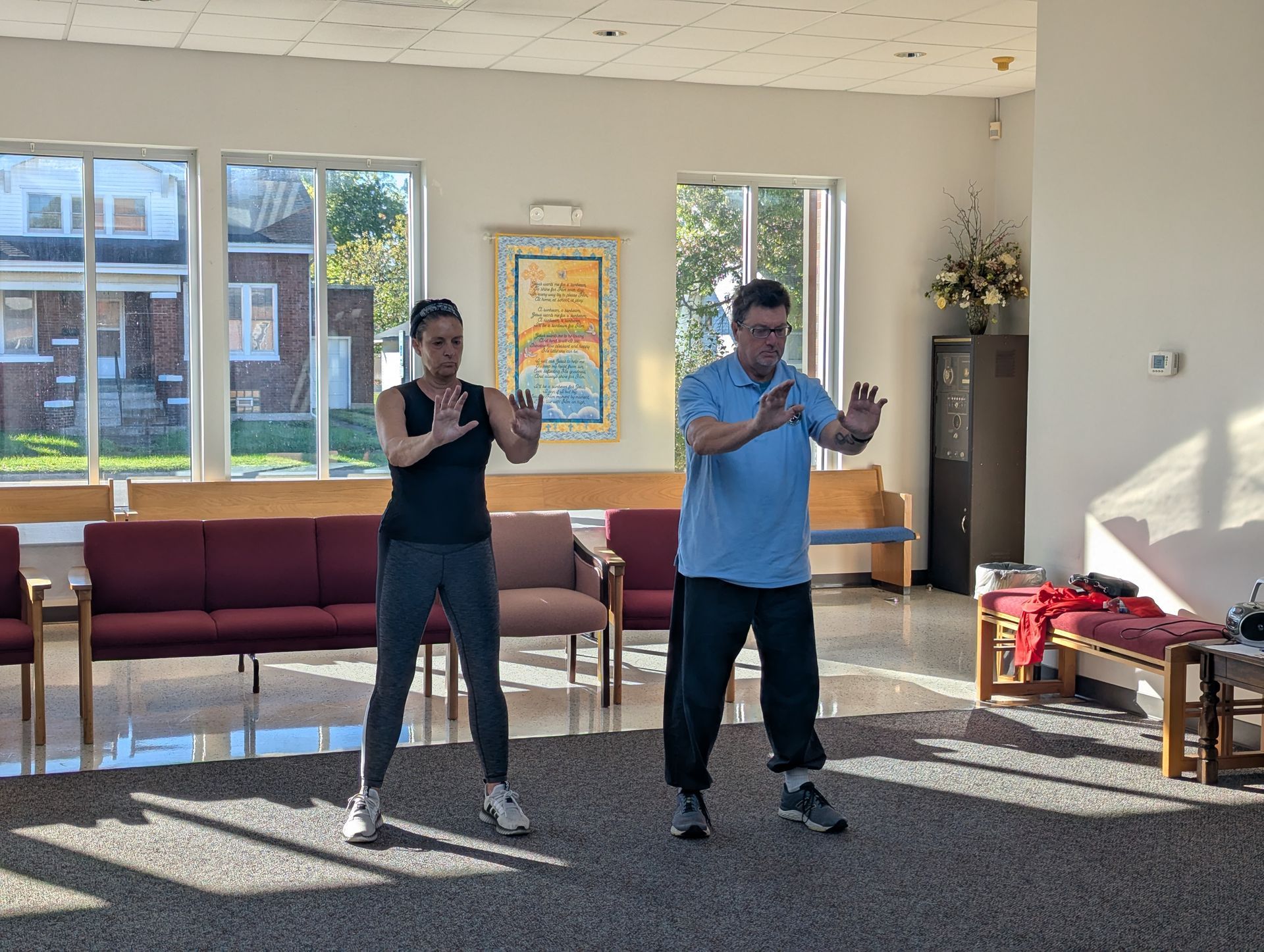 people doing Tai Chi