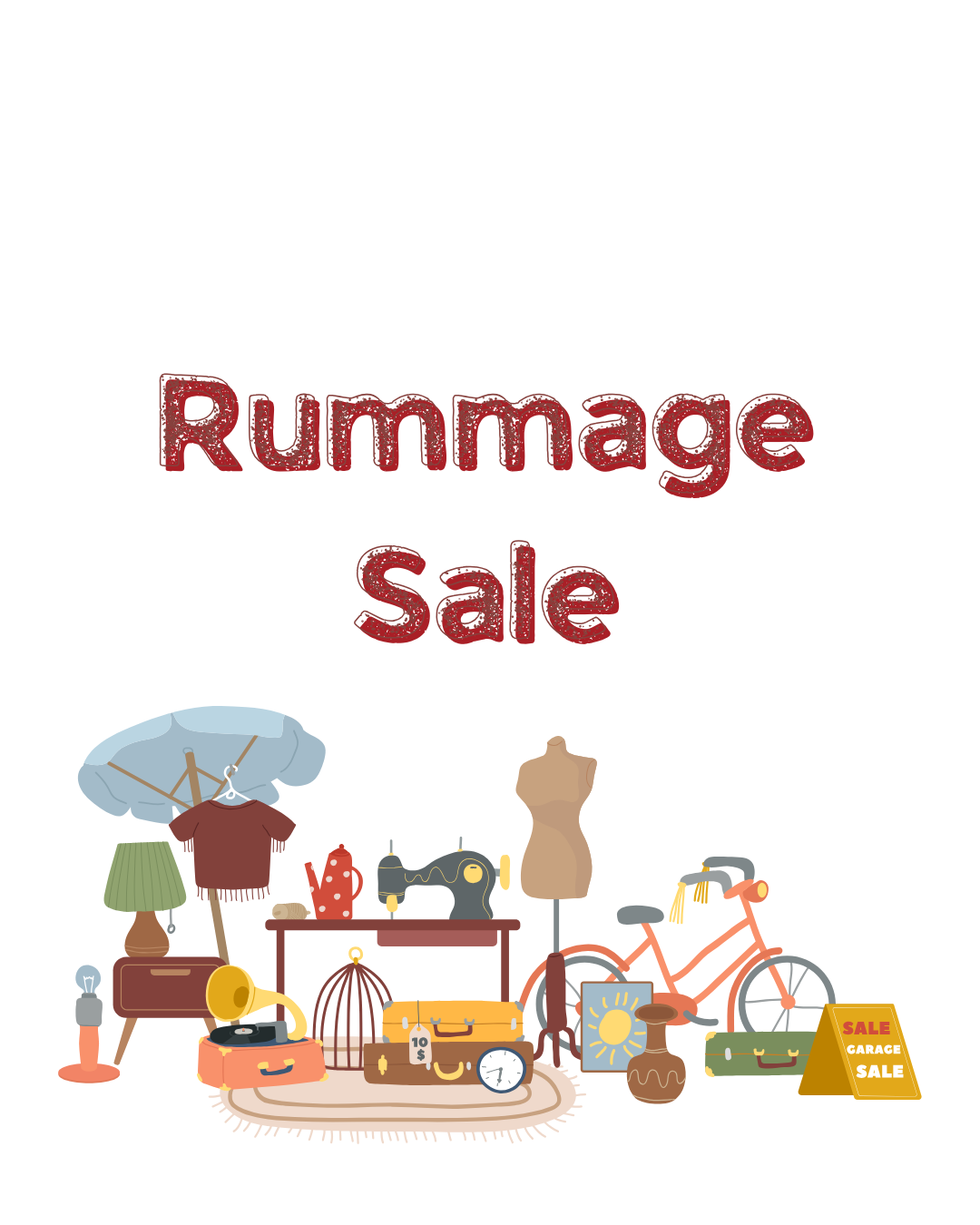 rummage sale items