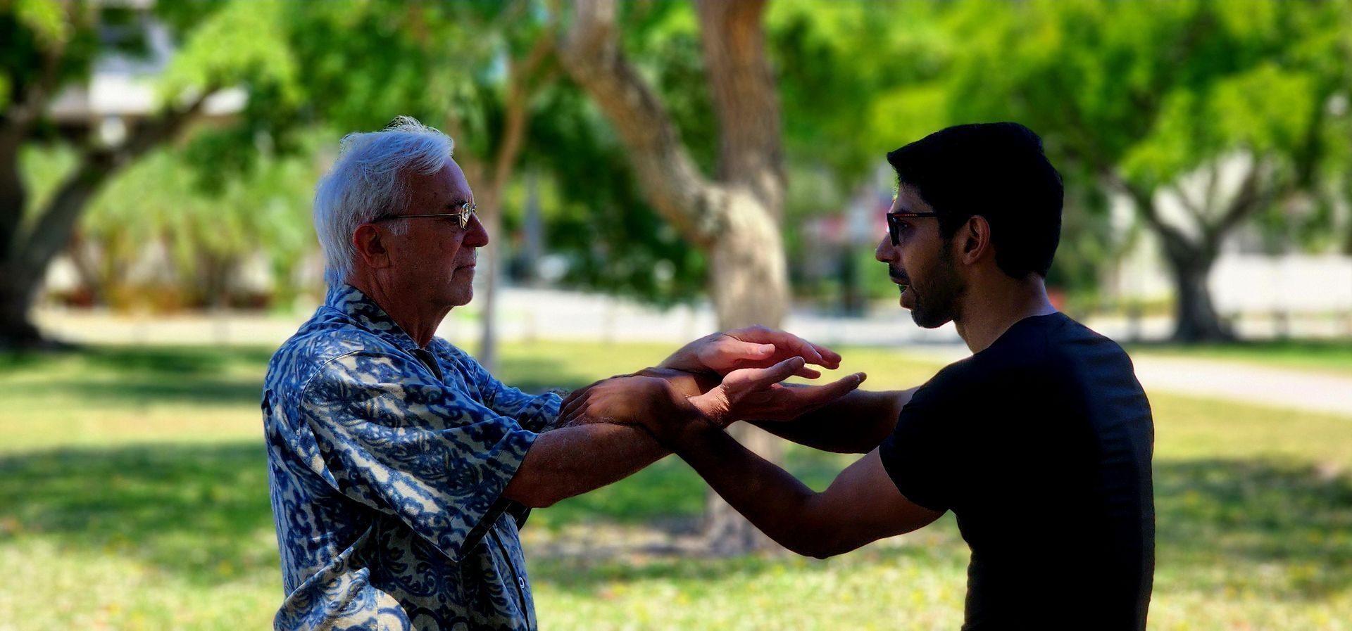 Training Session at Holiday Park with Sifu James
