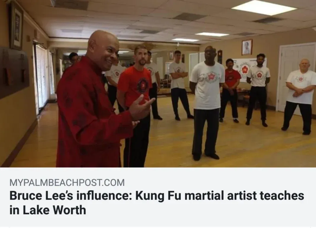 Bruce lee 's influence kung fu martial artist teaches in lake worth