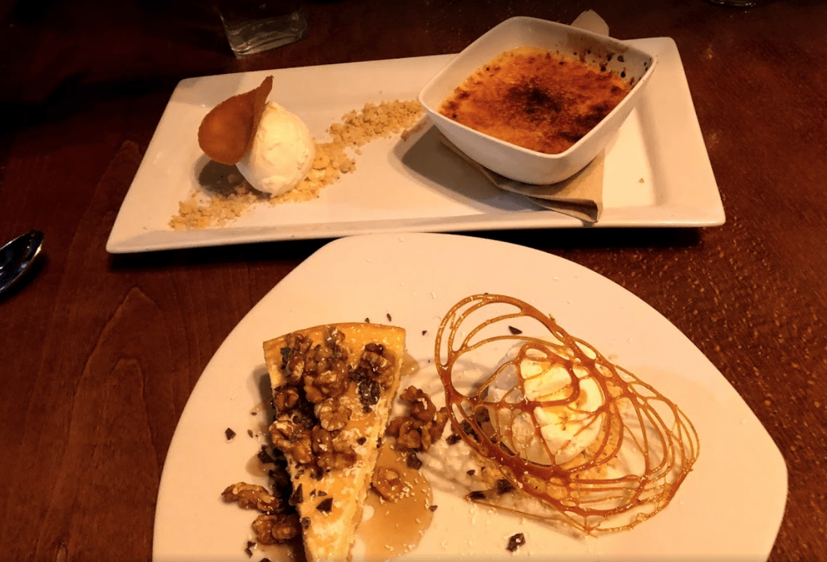 Dessert at Raupo Cafe and Restaurant in Blenheim, Marlborough, New Zealand