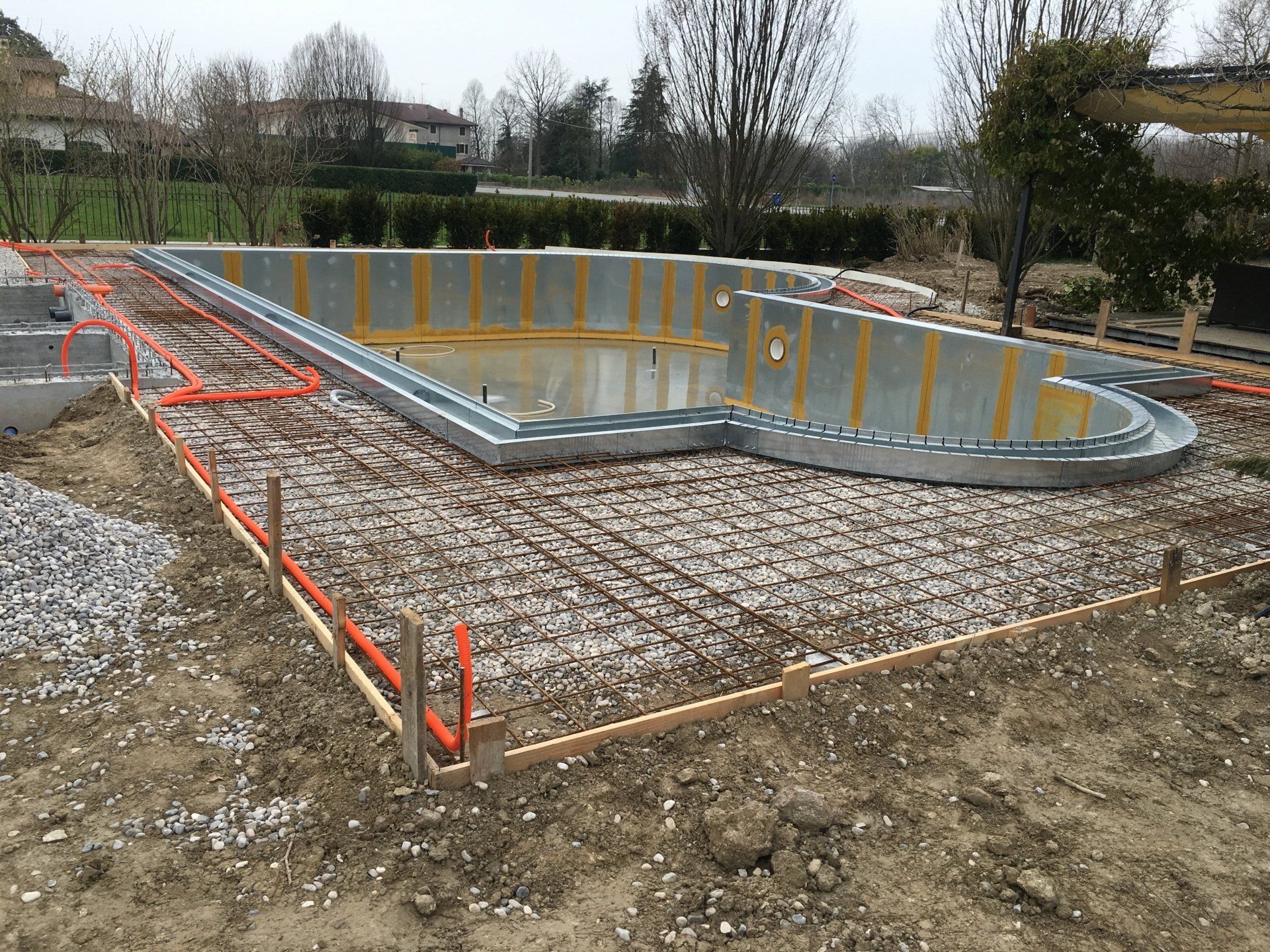 costruzione piscina