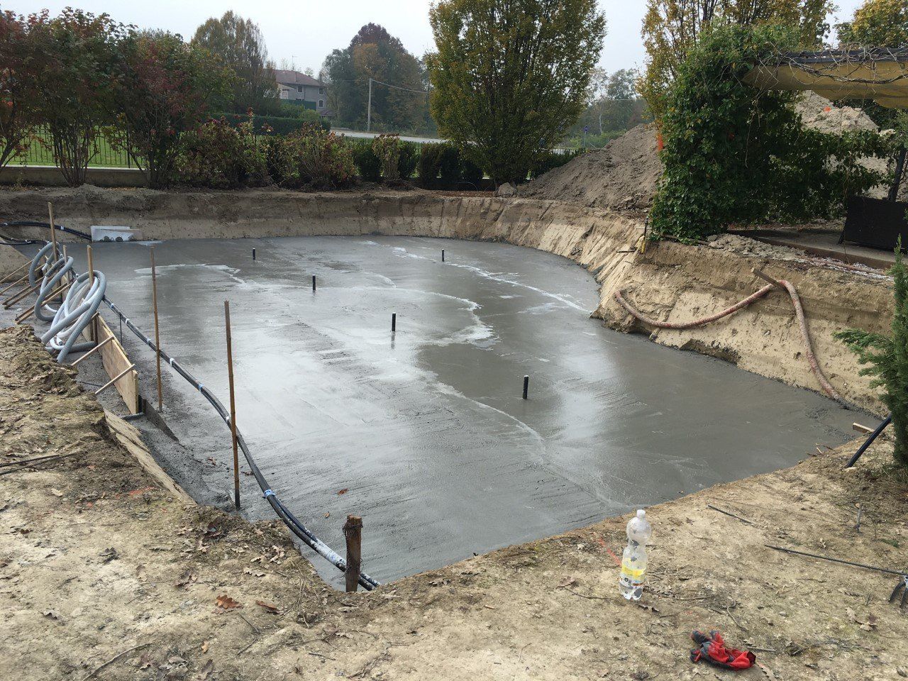 costruzione piscina