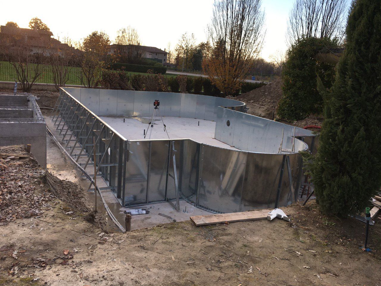 costruzione piscina