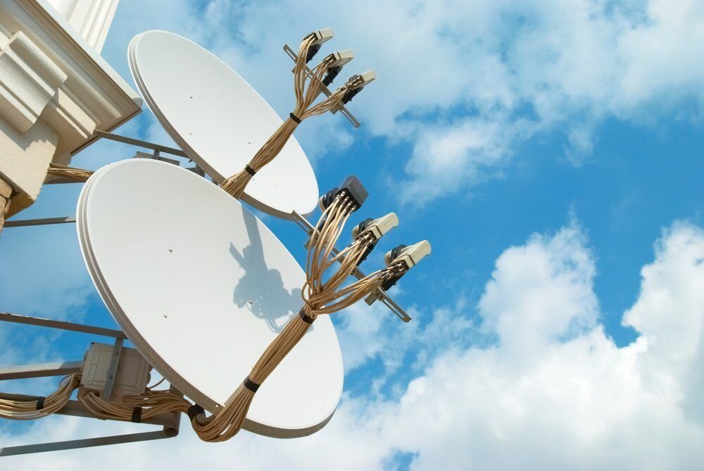 A Bunch of Satellite Dishes Against a Blue Sky — Audiomation in Nabiac, NSW