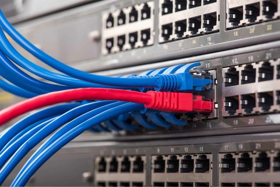 A Bunch of Wires Are Connected to a Server — Audiomation in Nabiac, NSW