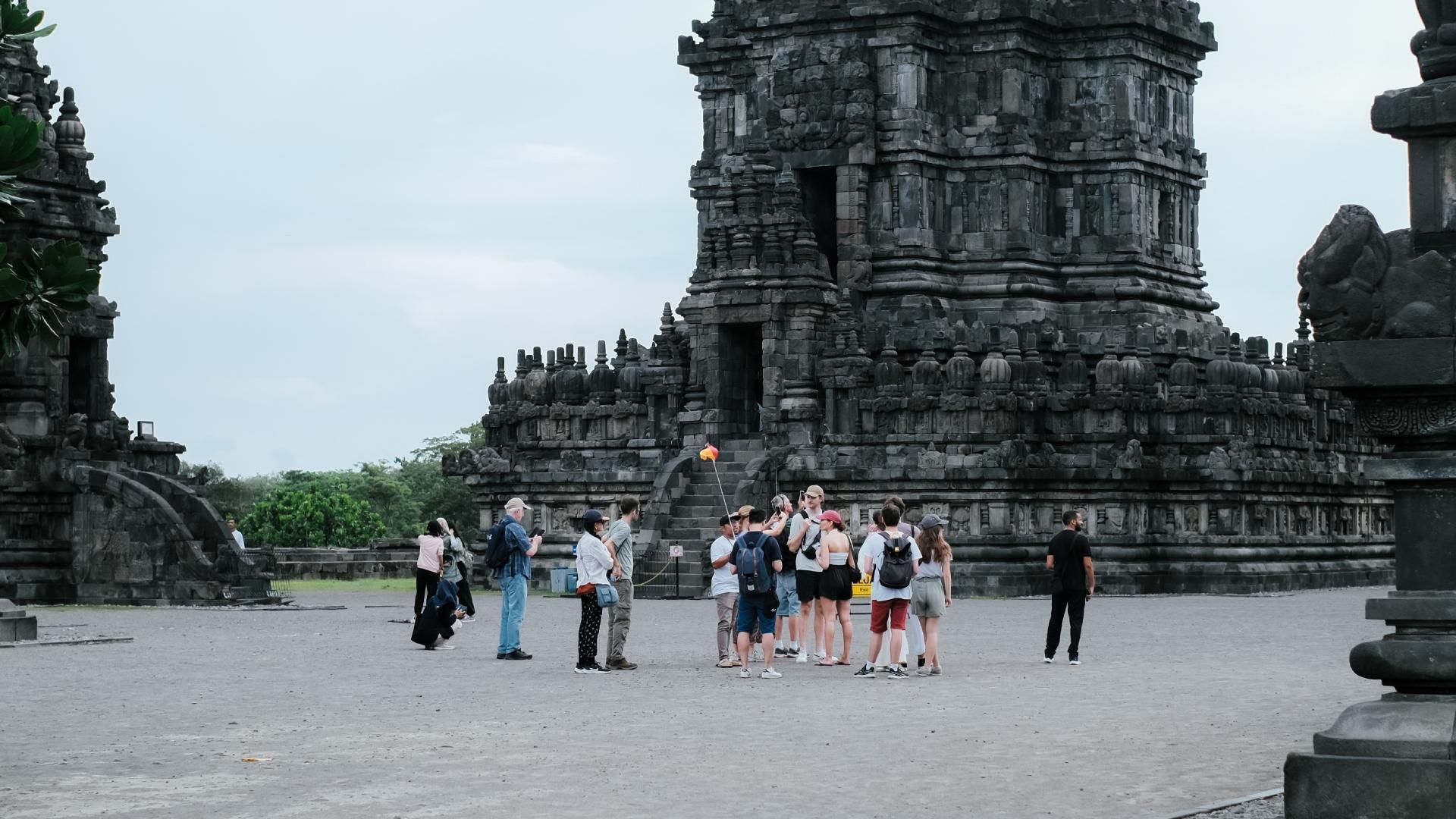 Prambanan, located in Central Java, Indonesia, is the largest Hindu temple
