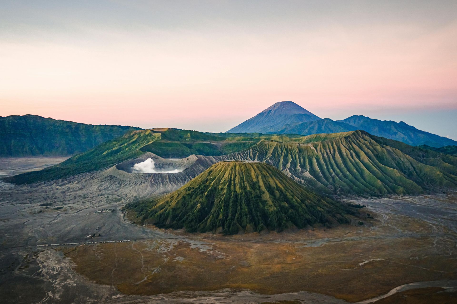 sunset mount bromo