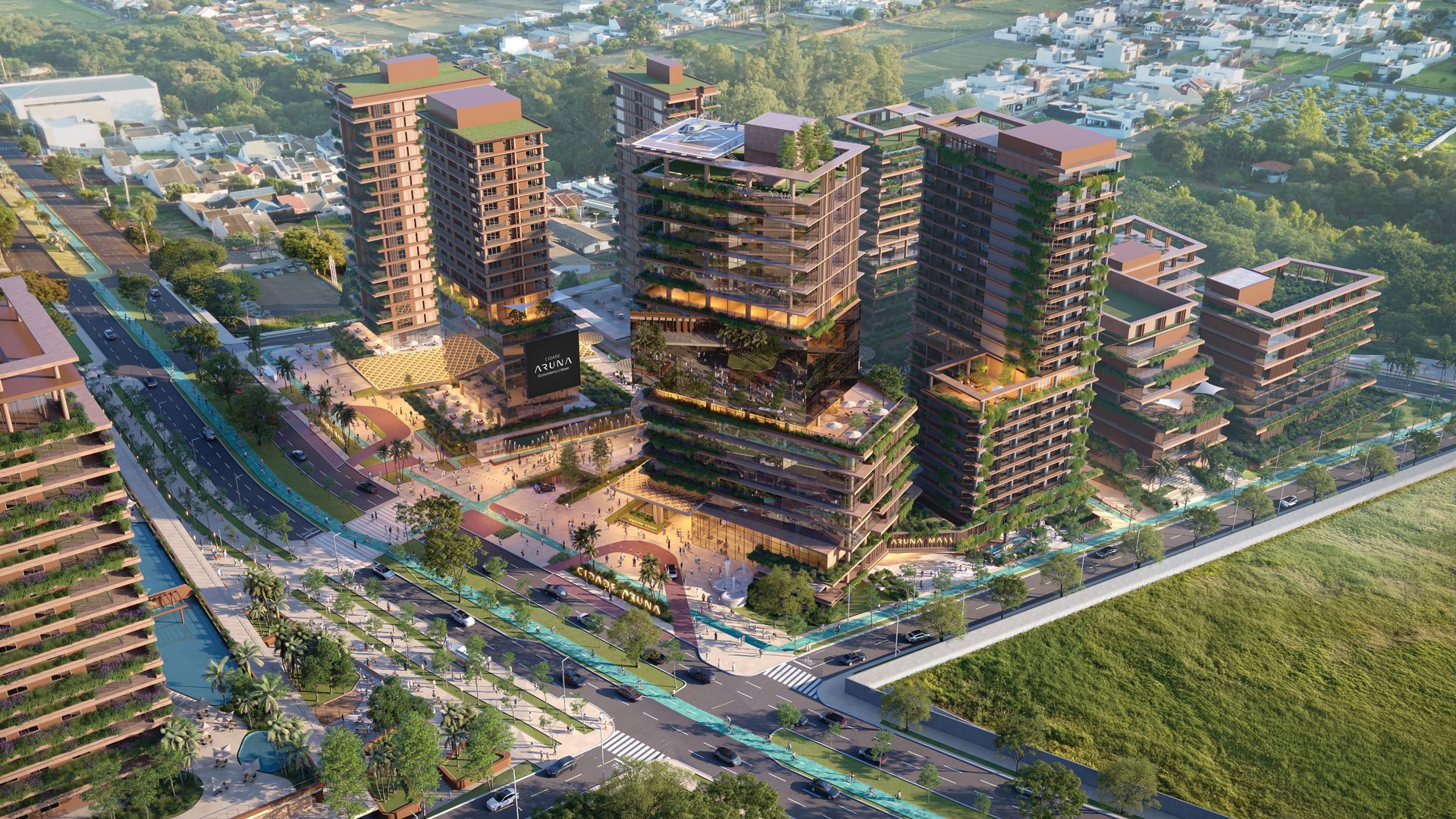 Cidade Aruna transforma região de Maringá com R$ 2,5 bilhões em VGV