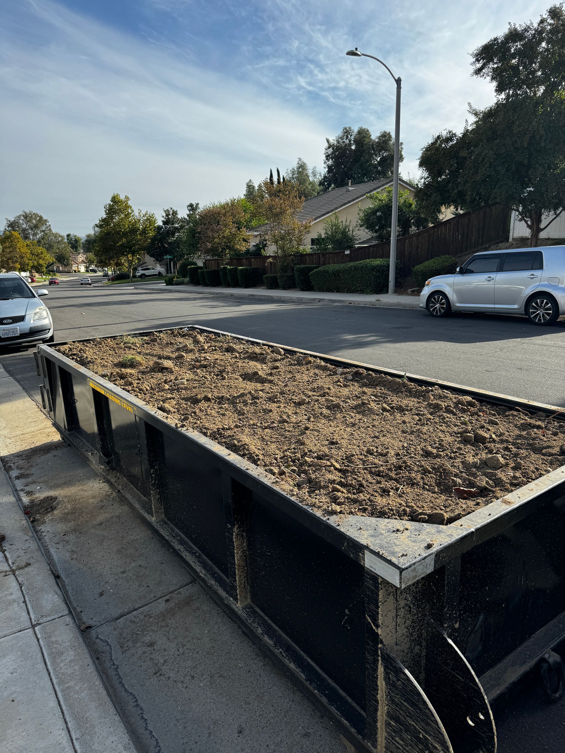5 Yard Roll-Off Dumpster Rental for dirt