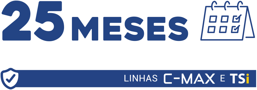 A logo for 25 meses linhas c-max e tsi