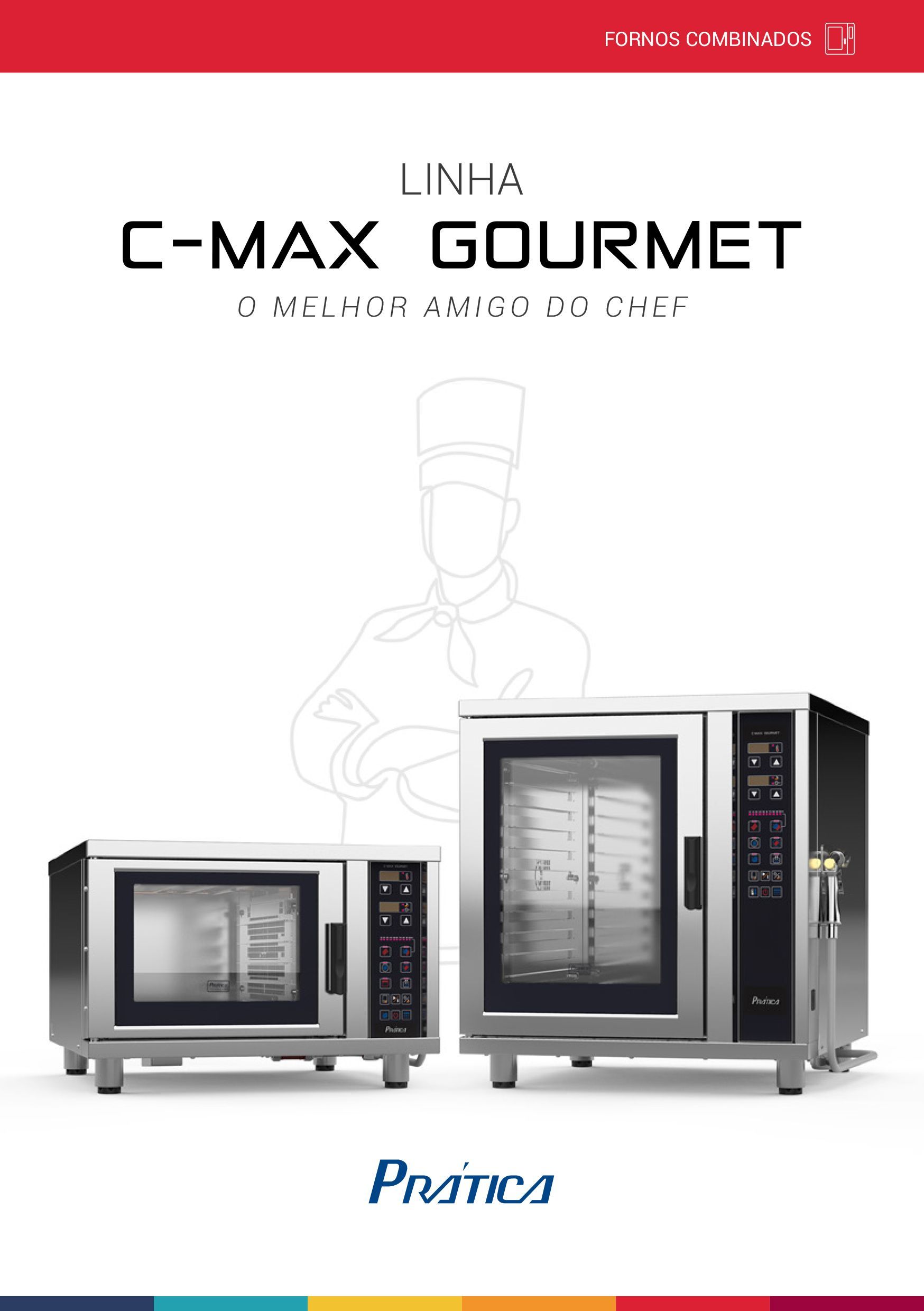 A brochure for linha c-max gourmet ovens