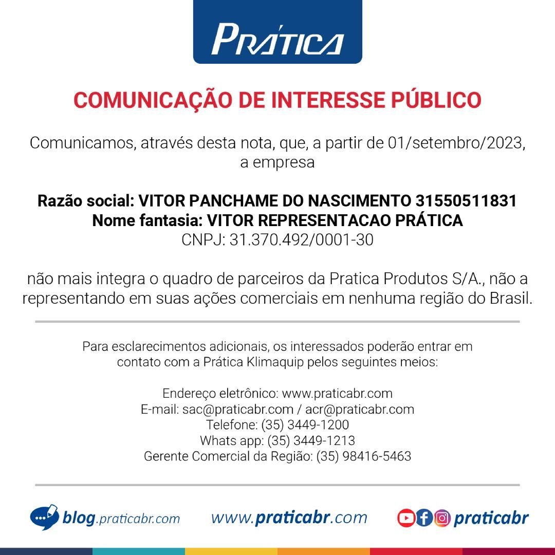 Um anúncio de uma empresa chamada pratica em uma língua estrangeira