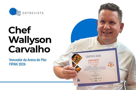 Chef Wallyson Carvalho vencedor do Arena do Pão na FIPAN 2026