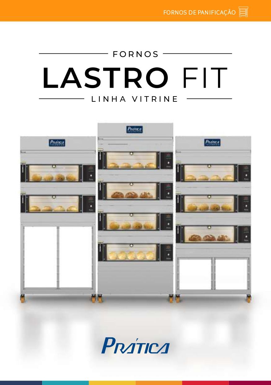 Um folheto de um forno de padaria chamado lastro fit.
