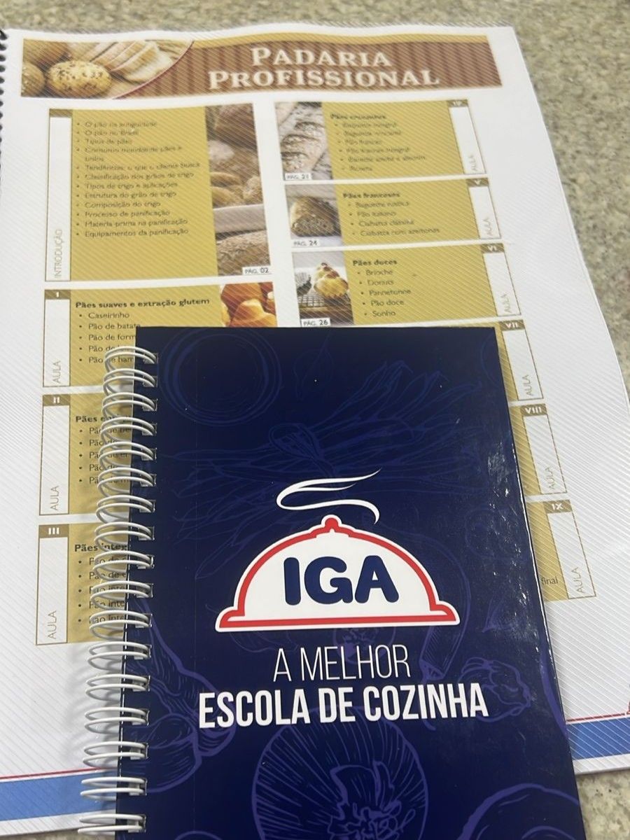 Notebook and printed sheets with