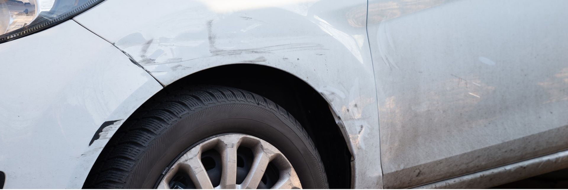 A Dent White Car - NE, United States - Sealey Body Shop