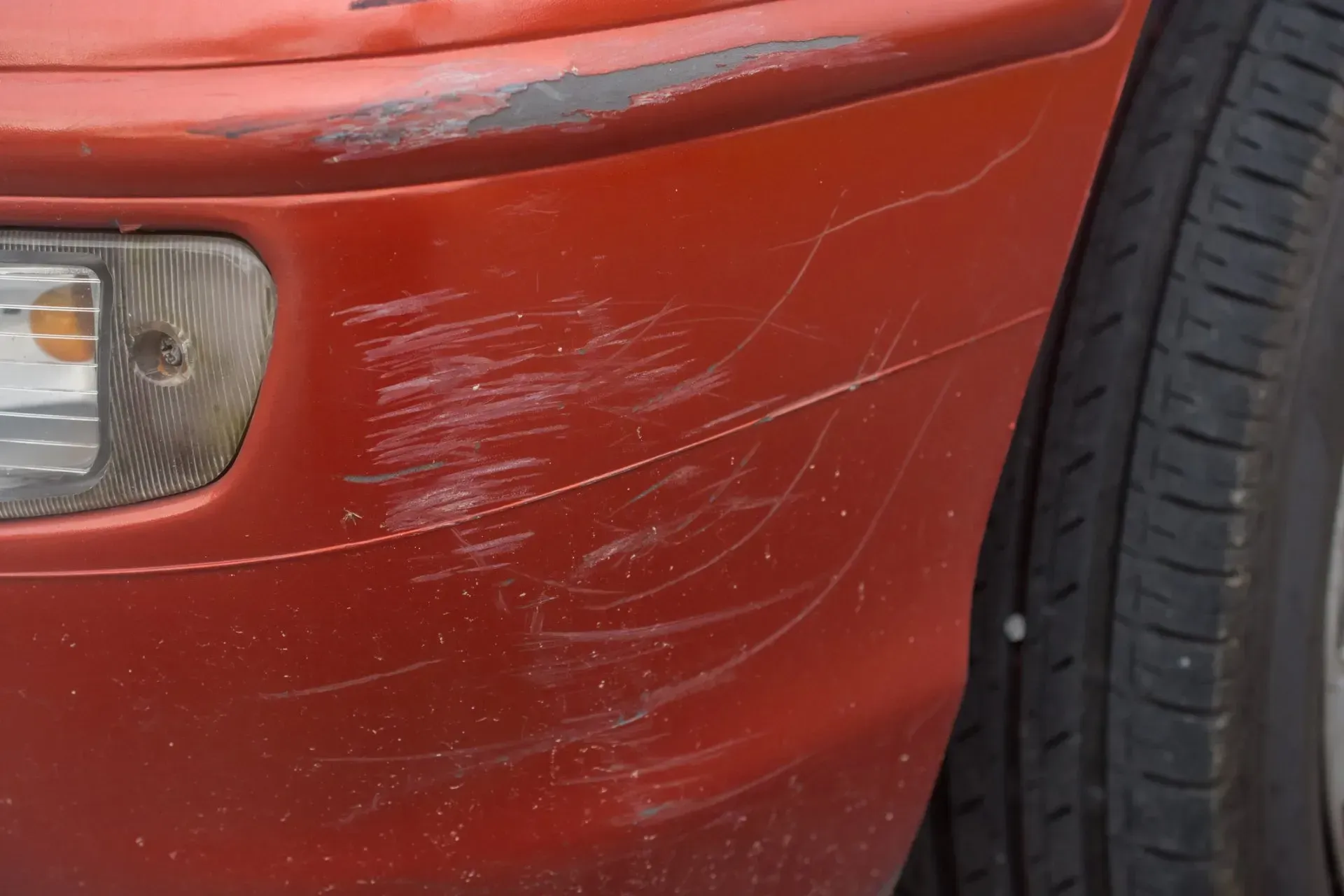 Red Car Damage Bumper - NE, United States - Sealey Body Shop