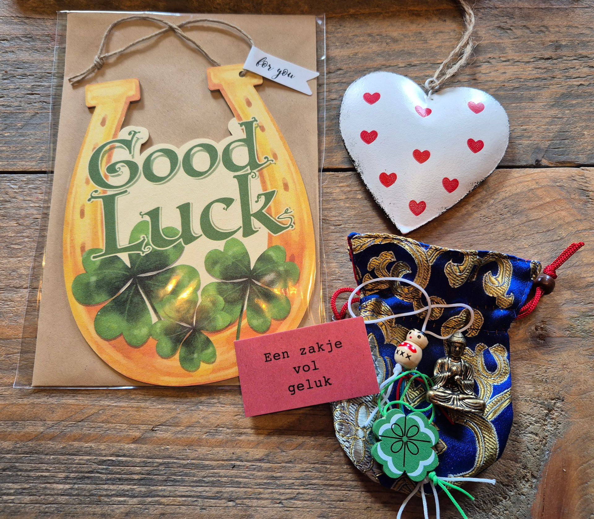 Cadeaus voor St. Patrick's Day: een plaquette met de tekst