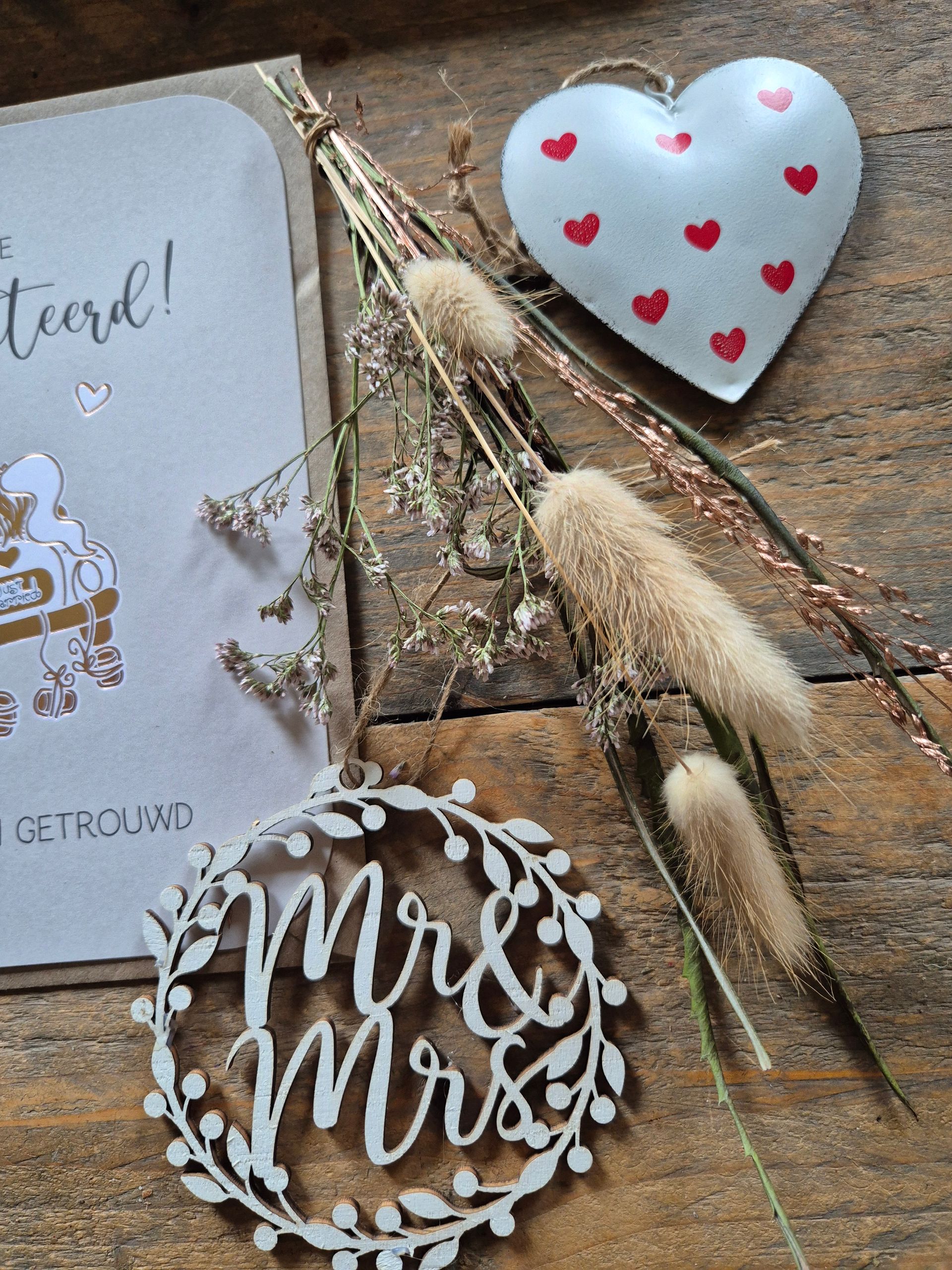 Trouwcadeaukaart met