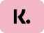 Zwart logo met de letter 