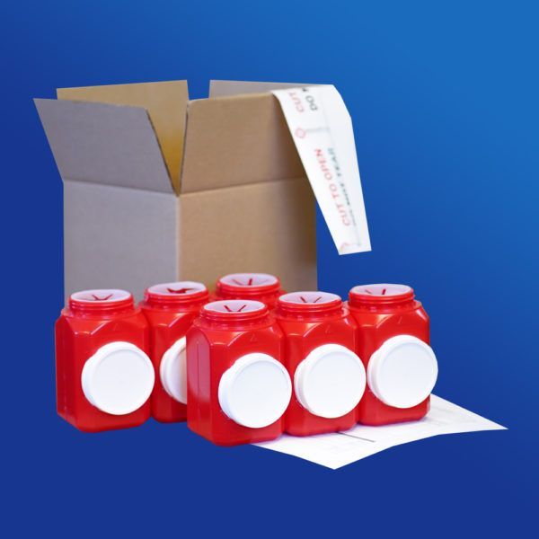 Sharps 6x One Quart Mail-back