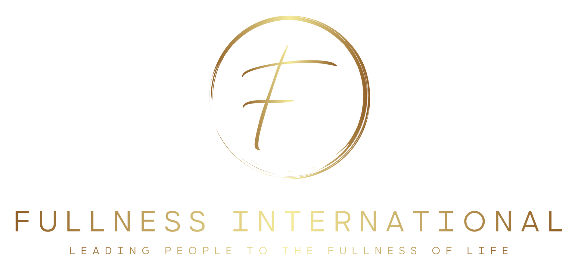 Gold logo: stylized